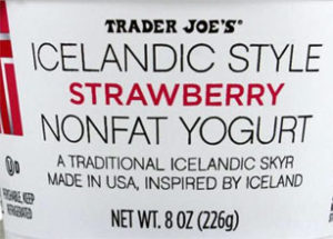 Trader Joe's Icelandic Style Strawberry Nonfat Yogurt