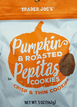 Trader Joe's Pumpkin & Roasted Pepitas Cookies