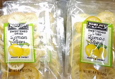 .com: Trader Joe's sweetened dried lemon slices 4.4 oz. : Grocery &  Gourmet Food