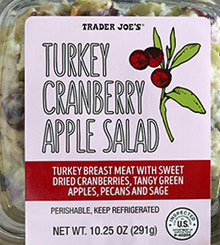 Trader Joe's Turkey Cranberry Apple Salad