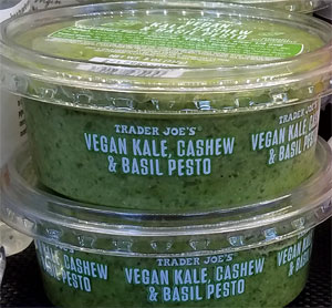 Trader Joe's Vegan Kale Cashew & Basil Pesto