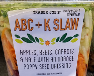 Trader Joe's ABC + K Slaw