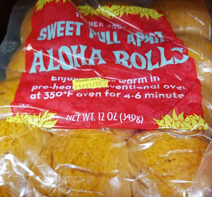 Trader Joe's Sweet Pull Apart Aloha Rolls