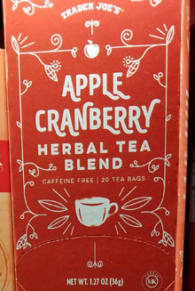 Trader Joe’s Apple Cranberry Herbal Tea Blend Reviews