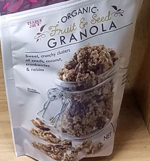 Trader Joe's Organic Fruit & Seed Granola