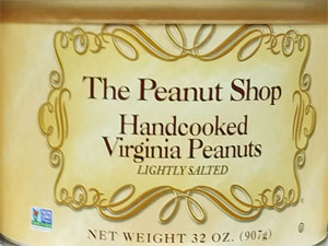 The Peanut Shop Handcooked Virginia Peanuts