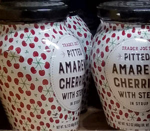 Trader Joe's Pitted Amarena Cherries with Stems