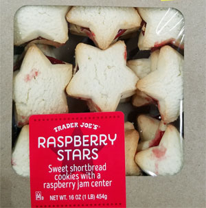 Trader Joe's Raspberry Stars Cookies