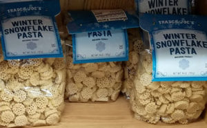 Trader Joe's Winter Snowflake Pasta