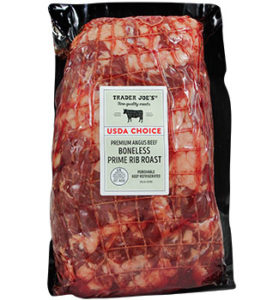 Trader Joe's USDA Choice Premium Angus Beef Boneless Rib Roast