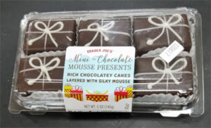 Trader Joe's Mini Chocolate Mousse Presents