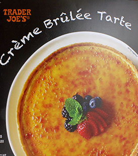 Trader Joe's Creme Brulee Tarte