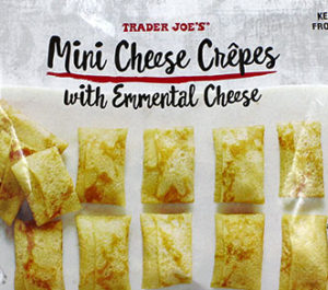Trader Joe's Mini Cheese Crepes with Emmental Cheese
