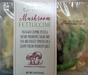 Trader Joe's Mushroom Fettuccine