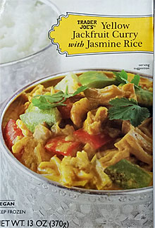 Trader Joe’s Yellow Jackfruit Curry with Jasmine Rice Reviews