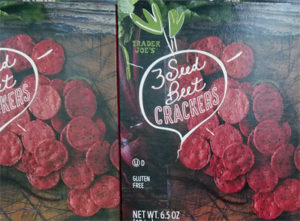 Trader Joe's 3 Seed Beet Crackers