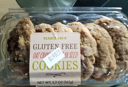 Trader Joe’s Gluten-Free Oat Cranberry Flaxseed Cookies Reviews