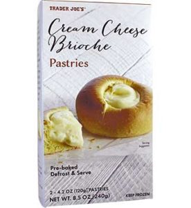 Trader Joe's Cream Cheese Brioche Pastries