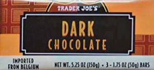 Trader Joe's Dark Chocolate Bars