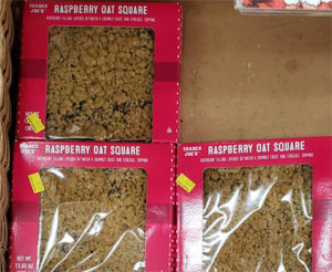 Trader Joe's Raspberry Oat Square