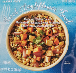 Trader Joe's Riced Cauliflower Bowl