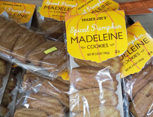 Trader Joe's Spiced Pumpkin Madeleine Cookies