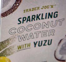 Trader Joe's Sparkling Coconut Water with Yuzu
