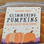 Trader Joe's Glimmering Pumpkins Sugar Cookies