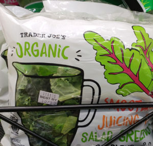 Trader Joe's Organic Smoothie Juicing Salad Greens Blend