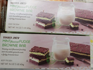 Trader Joe's Mint Fudge Brownie Bar