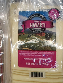 Trader Joe's Sliced Havarti Cheese