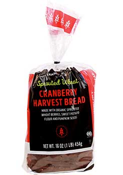 Trader Joe's Sprouted Wheat Cranberry Harvest Bread