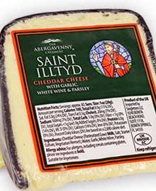 Saint Illtyd Cheddar Cheese with Garlic, White Wine & Parsley Reviews