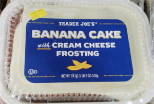 Trader Joe's Banana Cake with Cream Cheese Frosting