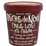 Trader Joe's Buche de Noel Yule Log Ice Cream