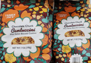 Trader Joe's Chocolate Chunk Cantuccini