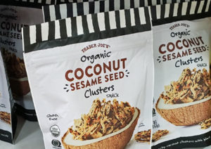 Trader Joe's Organic Coconut Sesame Seed Clusters