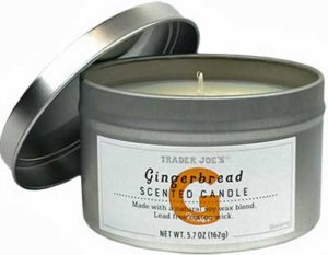 Trader Joe's Gingerbread Scented Candle