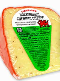Trader Joe’s Horseradish Cheddar Cheese