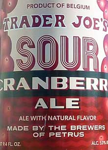 Trader Joe's Sour Cranberry Ale