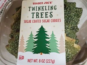 Trader Joe's Twinkling Trees Sugar Coated Sugar Cookies