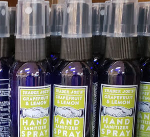 Trader Joe's Grapefruit & Lemon Hand Sanitizer Spray