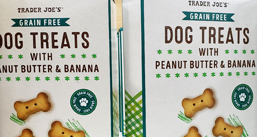 Trader Joe’s Grain-Free Dog Treats with Peanut Butter & Banana Reviews