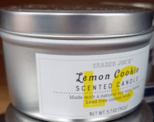 Trader Joe's Lemon Cookie Scented Candle