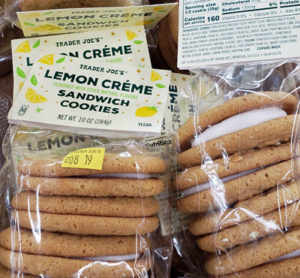 Trader Joe's Lemon Creme Sandwich Cookies
