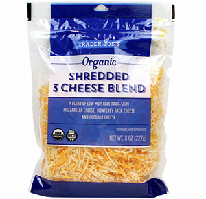 Trader Joe's Organic Shredded 3 Cheese Blend