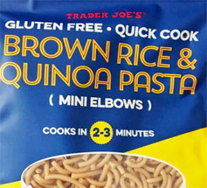Trader Joe's Quick Cook Brown Rice & Quinoa Pasta (Mini Elbows)