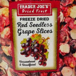 Trader Joe's Freeze Dried Red Seedless Grape Slices