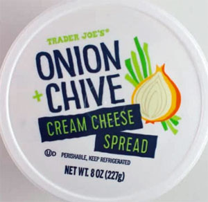 Trader Joe's Onion & Chive Cream Cheese Spread