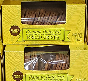 Trader Joe's Banana Date Nut Bread Crisps